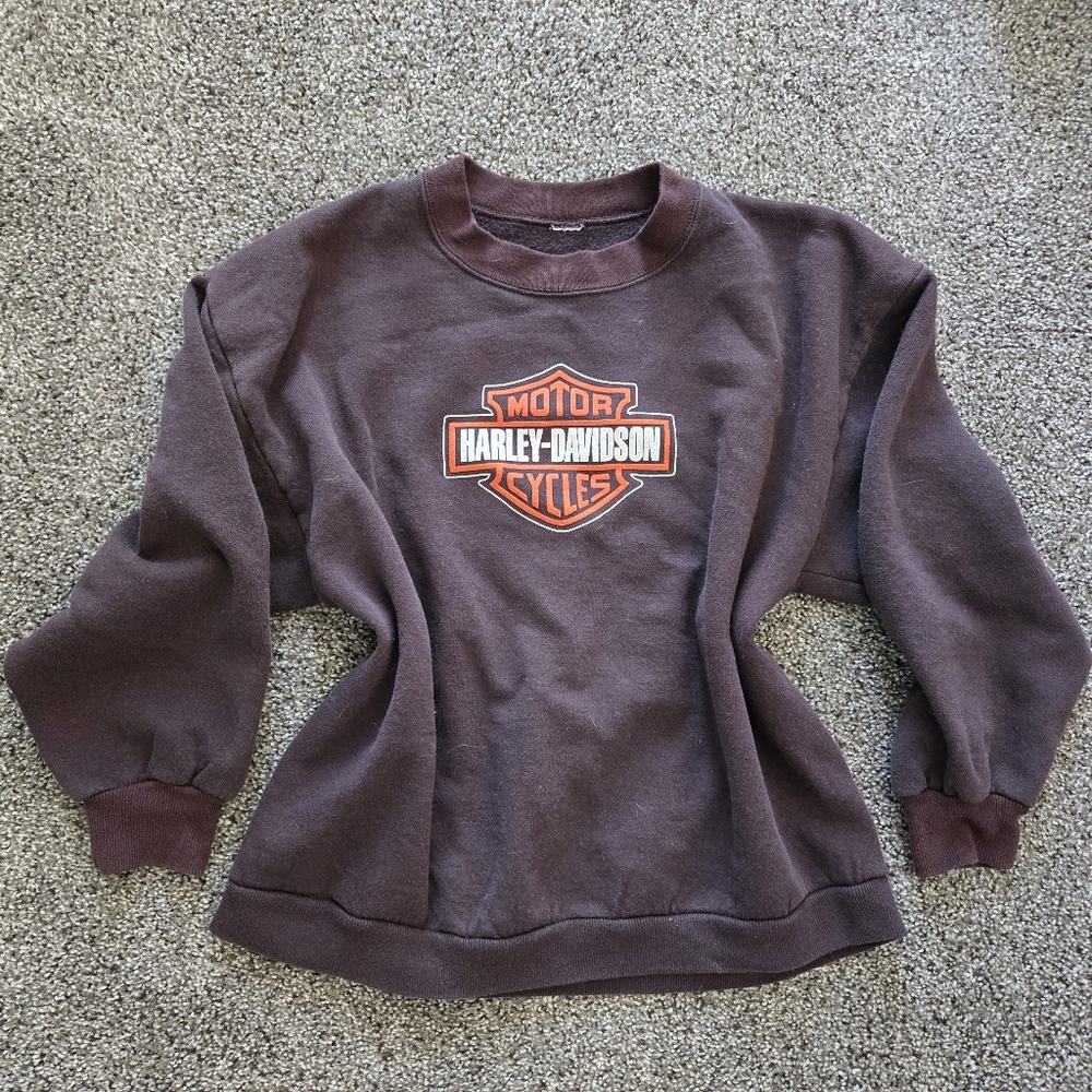 Harley-Davidson Women's Brown Sweater
